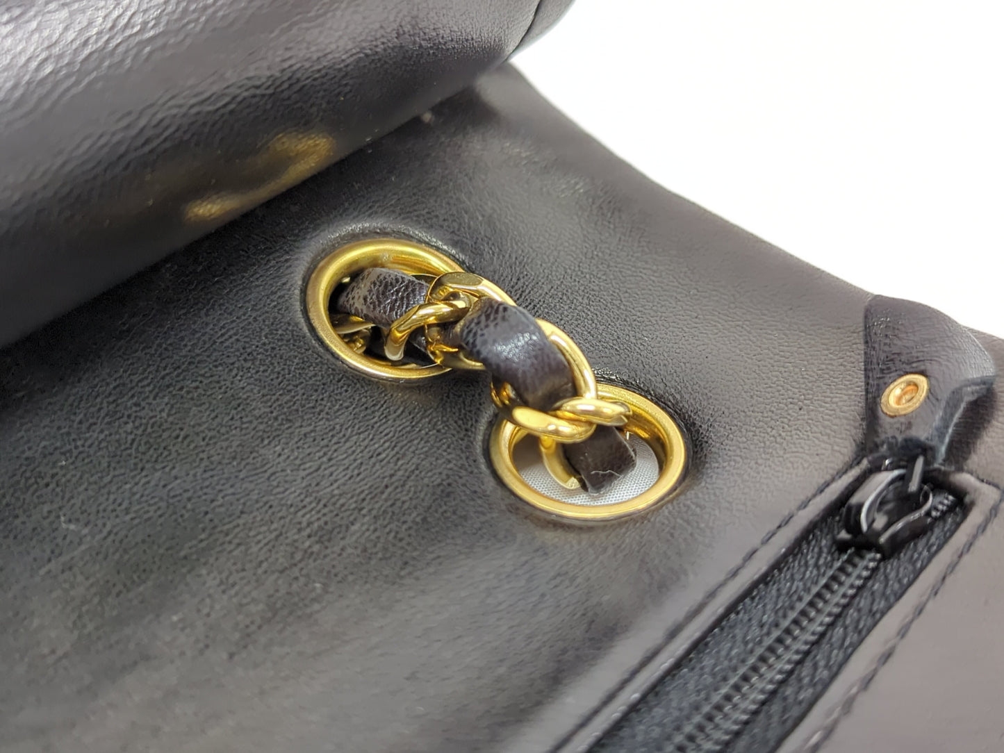 CHANEL Lambskin Double Flap Shoulder Bag, No. 2