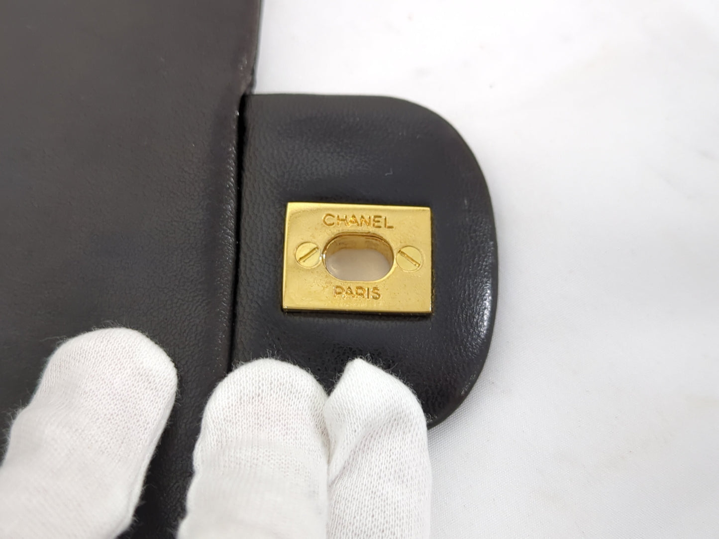 CHANEL Lambskin Double Flap Shoulder Bag, No. 2