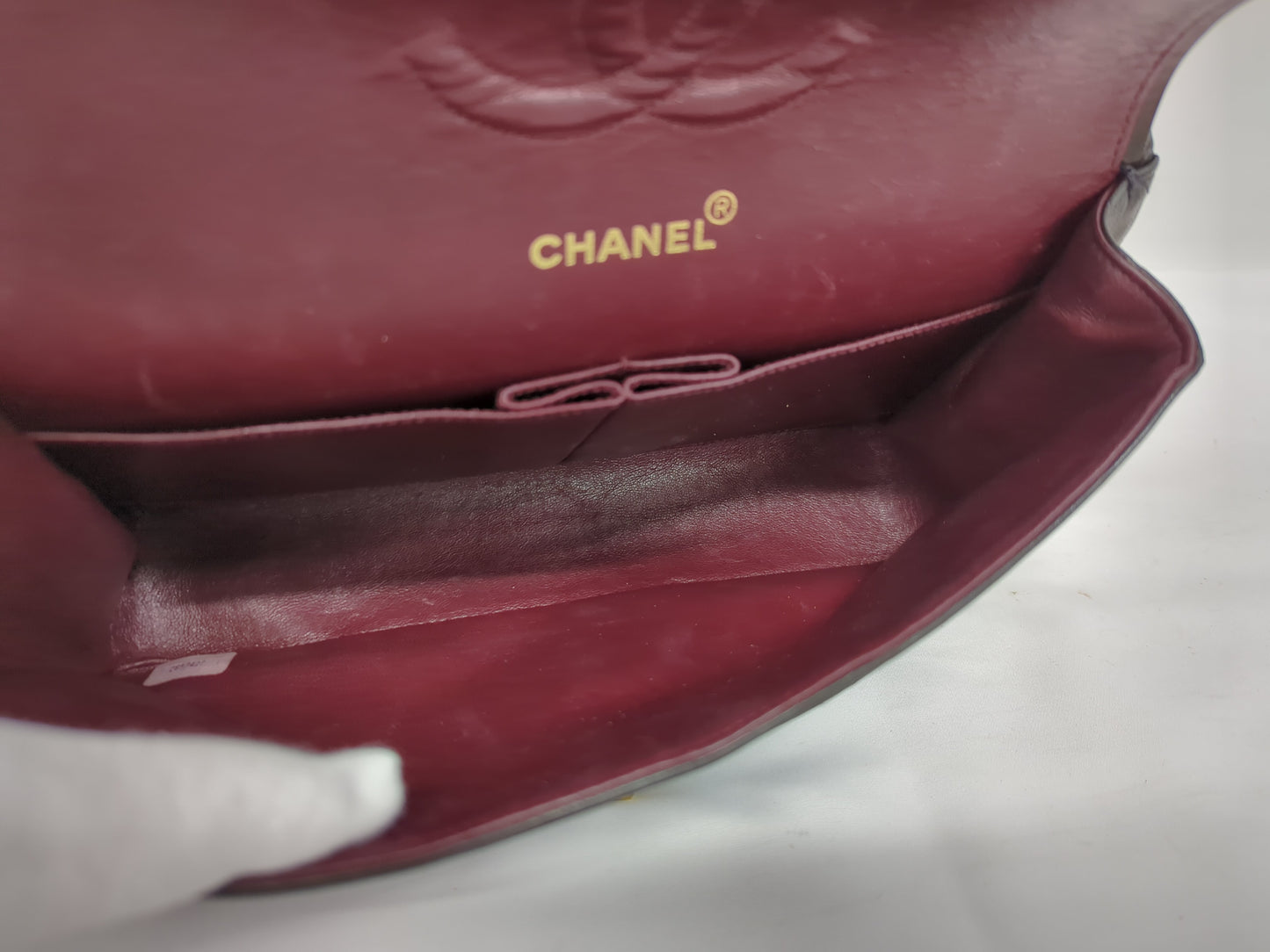 CHANEL Lambskin Double Flap 25 No. 2 Shoulder Bag