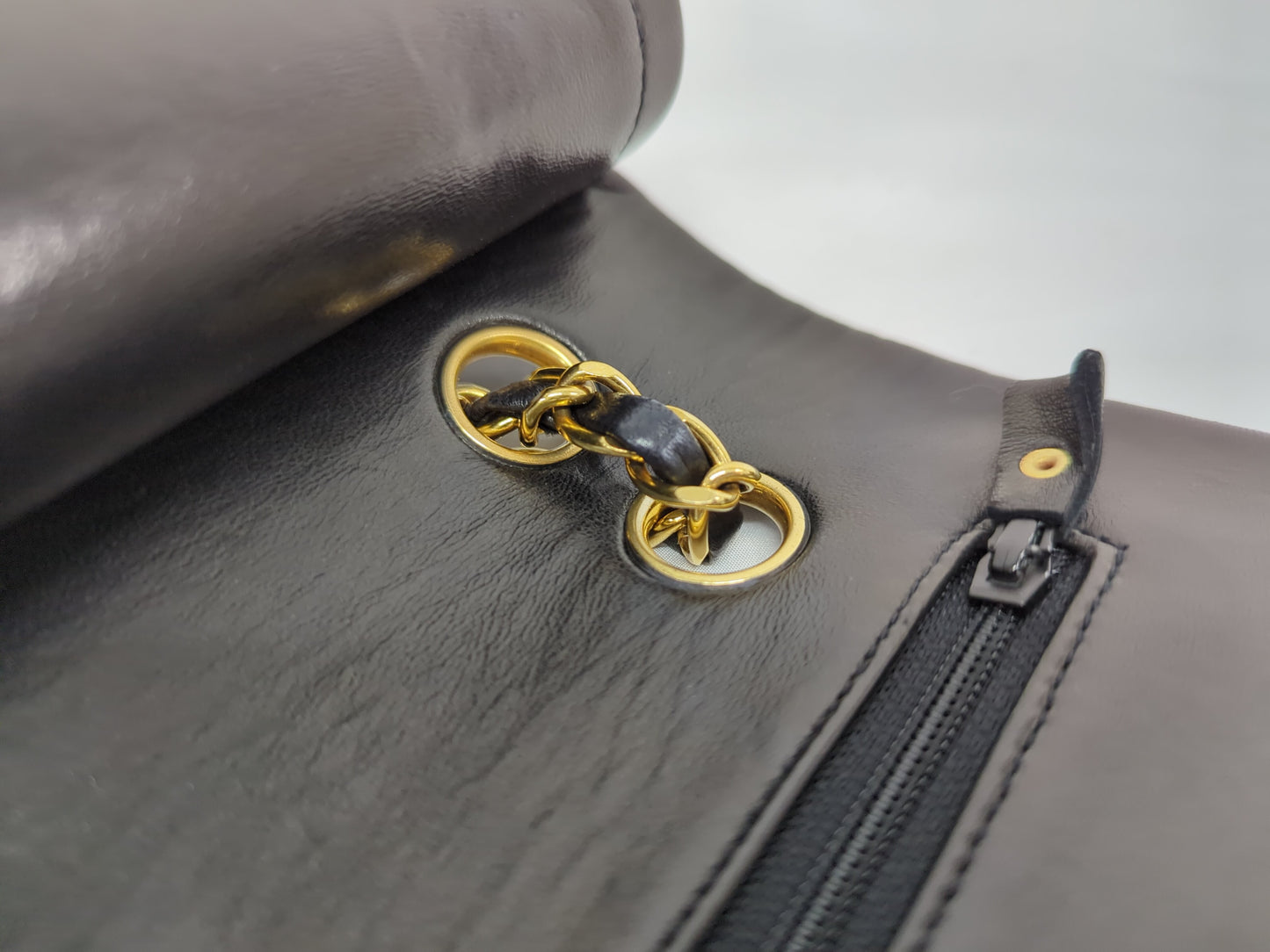 CHANEL Lambskin Double Flap 25 No. 2 Shoulder Bag