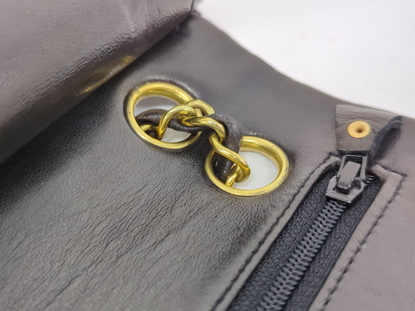 CHANEL Lambskin Double Flap 23 No. 3 Shoulder Bag
