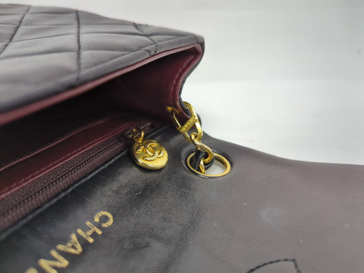 CHANEL Lambskin Mini Matelasse 18 No. 1 Shoulder Bag