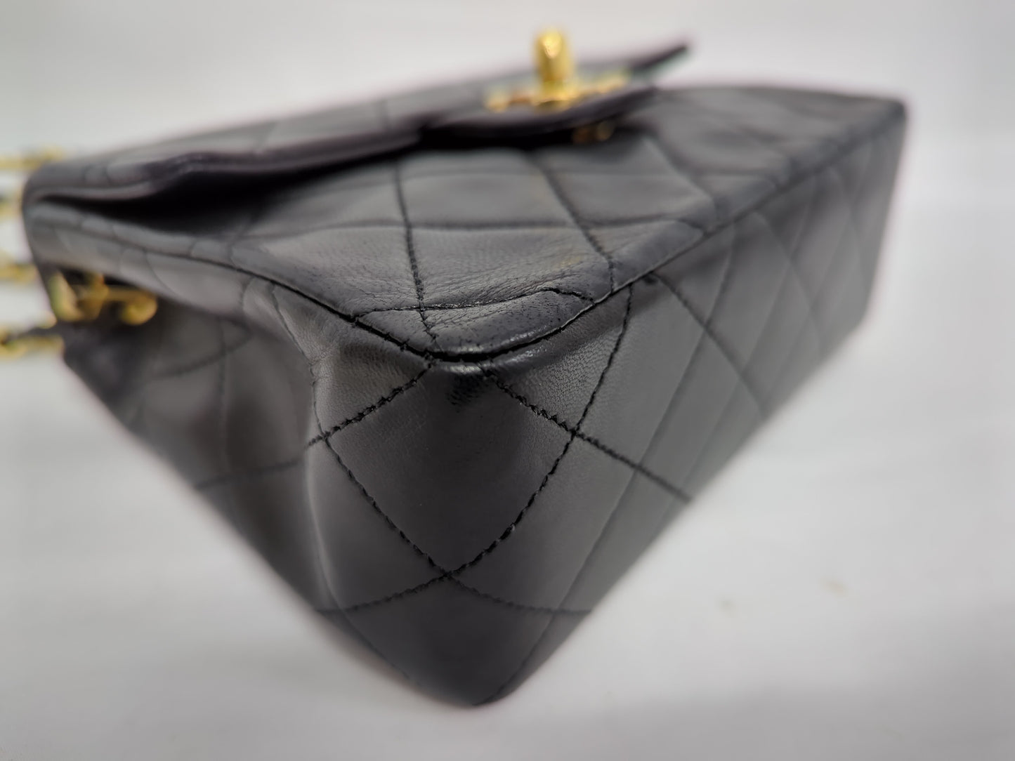 CHANEL Lambskin Mini Matelasse 18 No. 1 Shoulder Bag