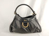 GUCCI One-Shoulder Black Leather Shoulder Bag