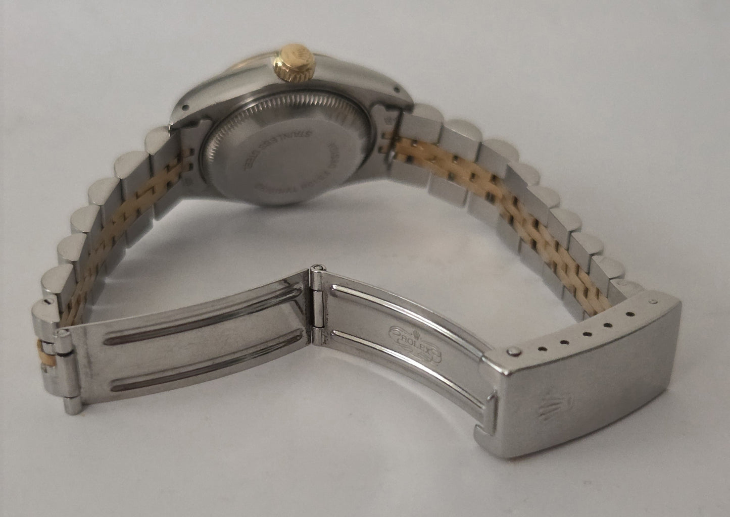 ROLEX 69173G 9569736 Houndstooth Women's Watch
