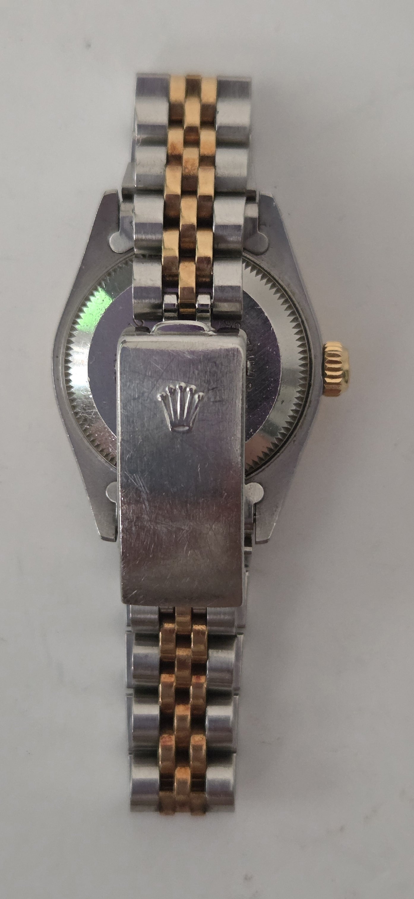 ROLEX 69173G 9569736 Houndstooth Women's Watch