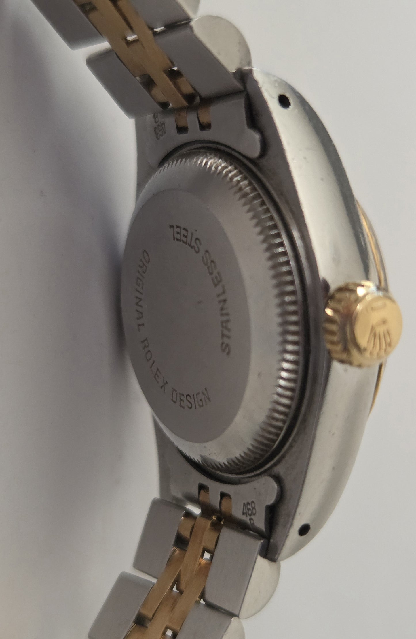 ROLEX 69173G 9569736 Houndstooth Women's Watch