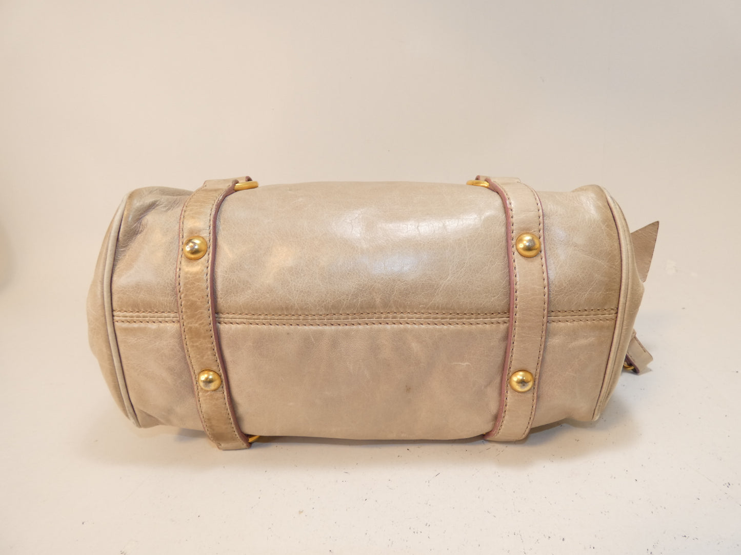 Miu Miu 2-way Leather Ribbon Hand Shoulder Bag