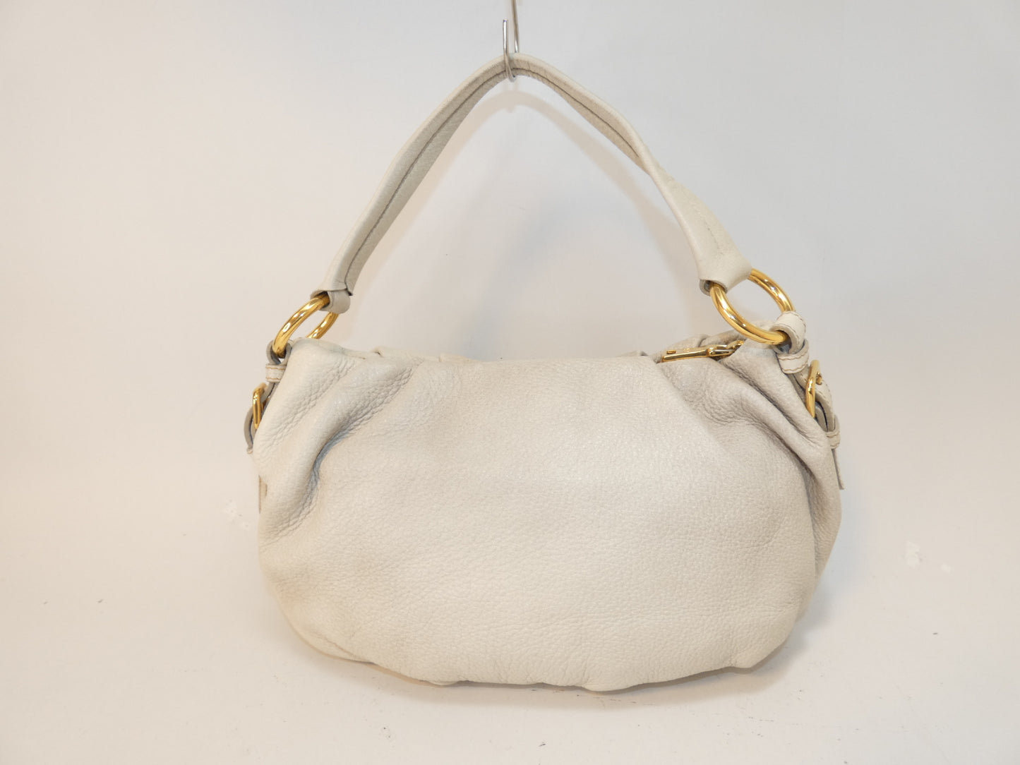 PRADA Vitello Front Logo One-Hand Shoulder Bag