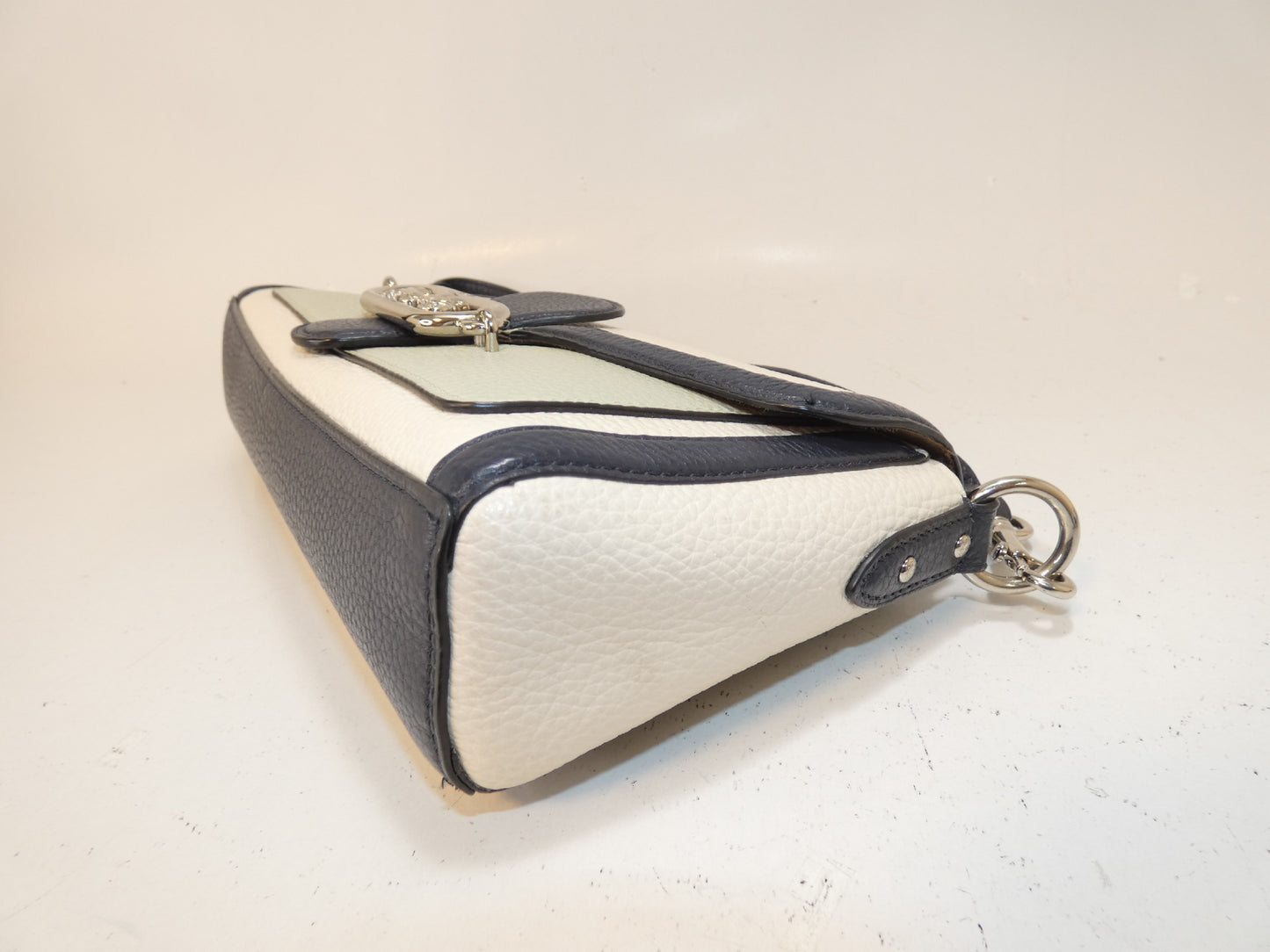 COACH Triple-Color Leather Belt One-Hand Shoulder Bag