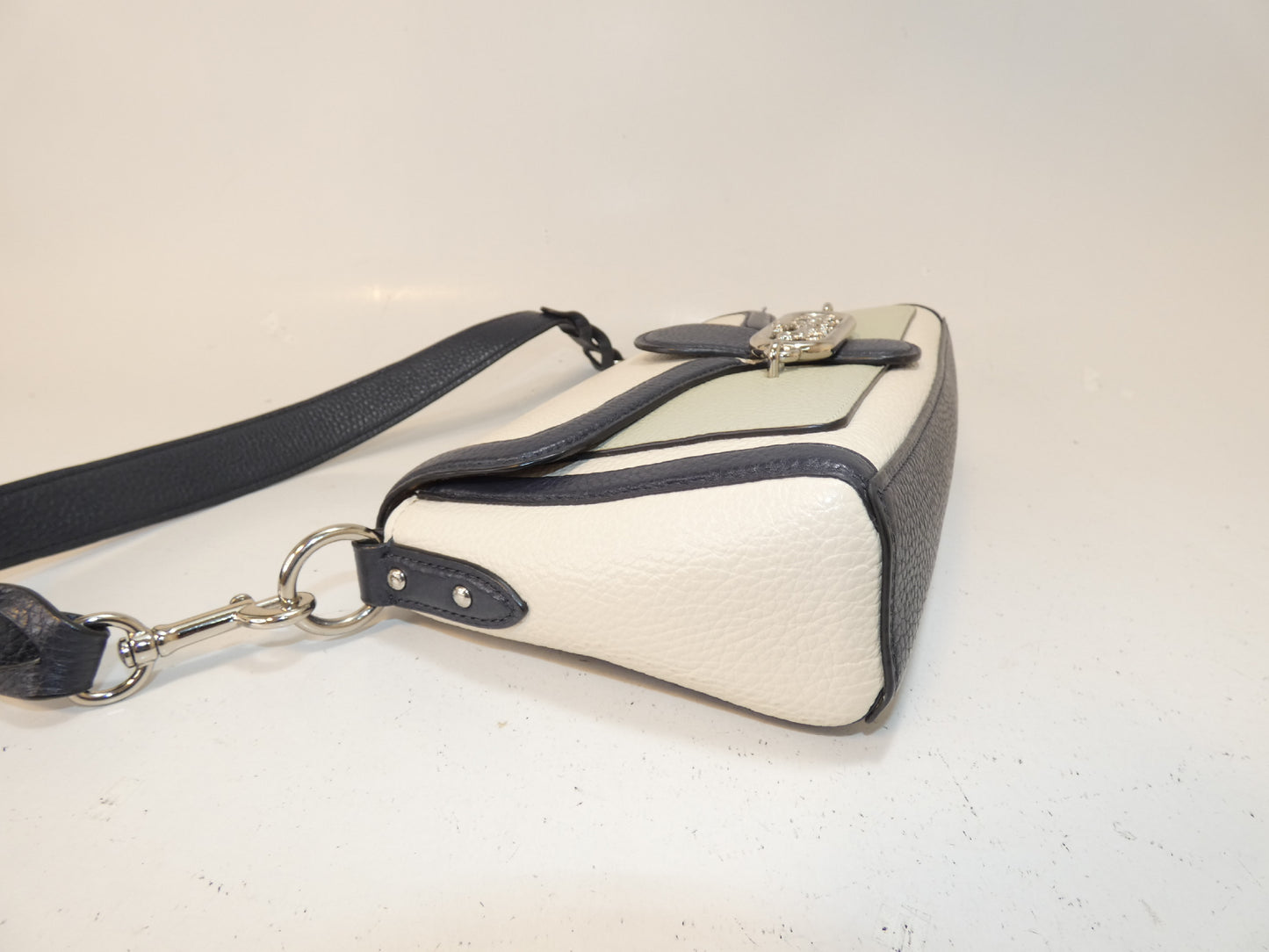 COACH Triple-Color Leather Belt One-Hand Shoulder Bag
