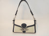 COACH Triple-Color Leather Belt One-Hand Shoulder Bag