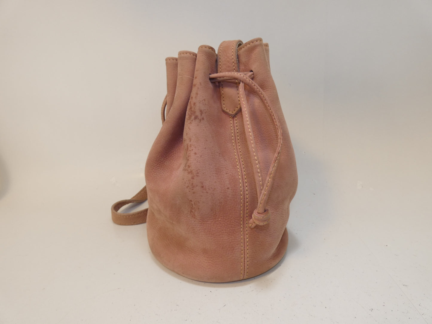 COACH suede drawstring shoulder bag