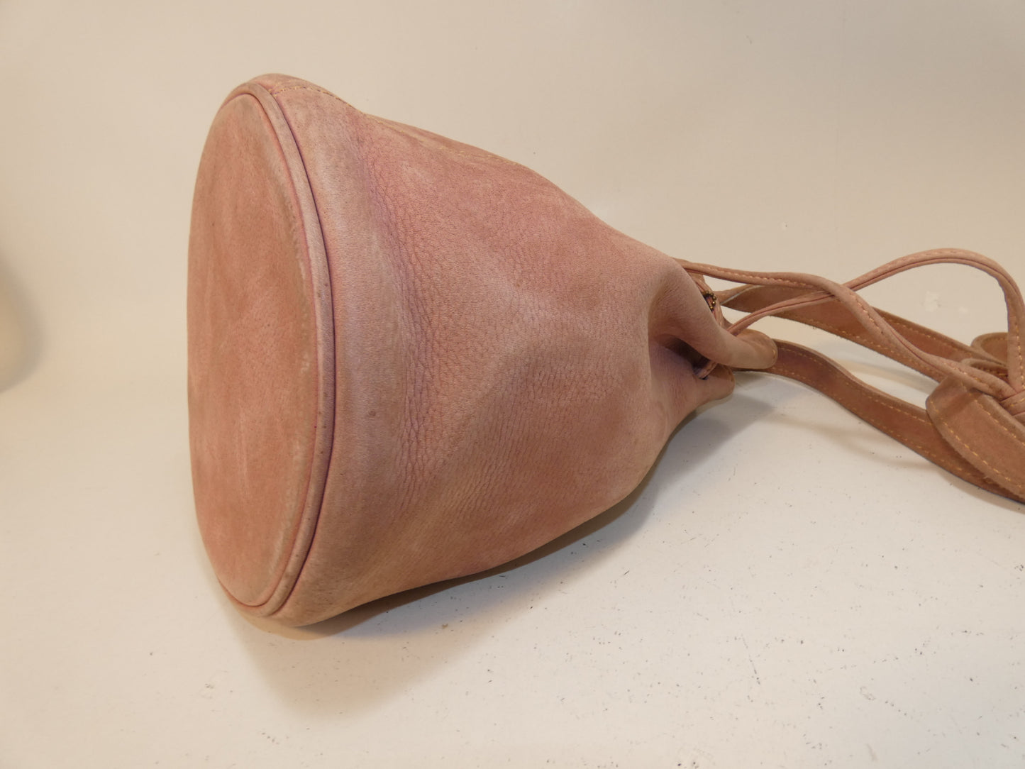 COACH suede drawstring shoulder bag