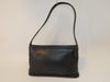 COACH all-leather black one-shoulder shoulder bag