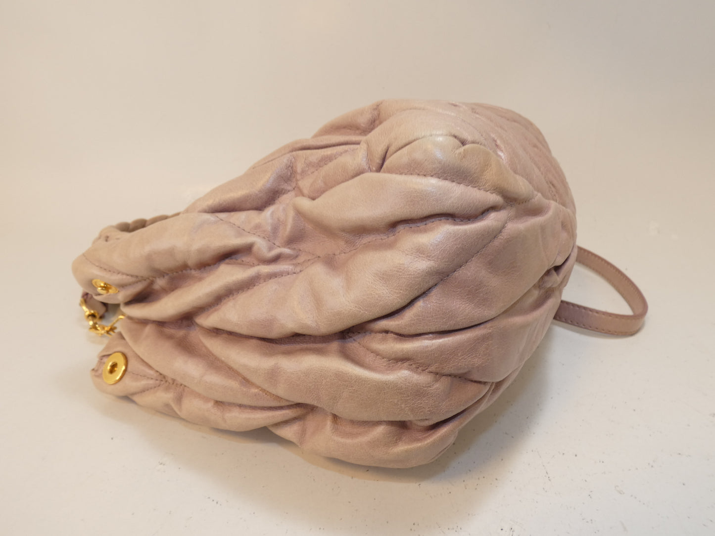 Miu Miu 2-way Rock Matelasse Leather Hand/Shoulder Bag