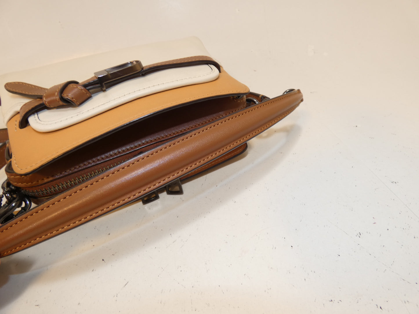 COACH 2-way Mini Leather Belt Hand Shoulder Bag