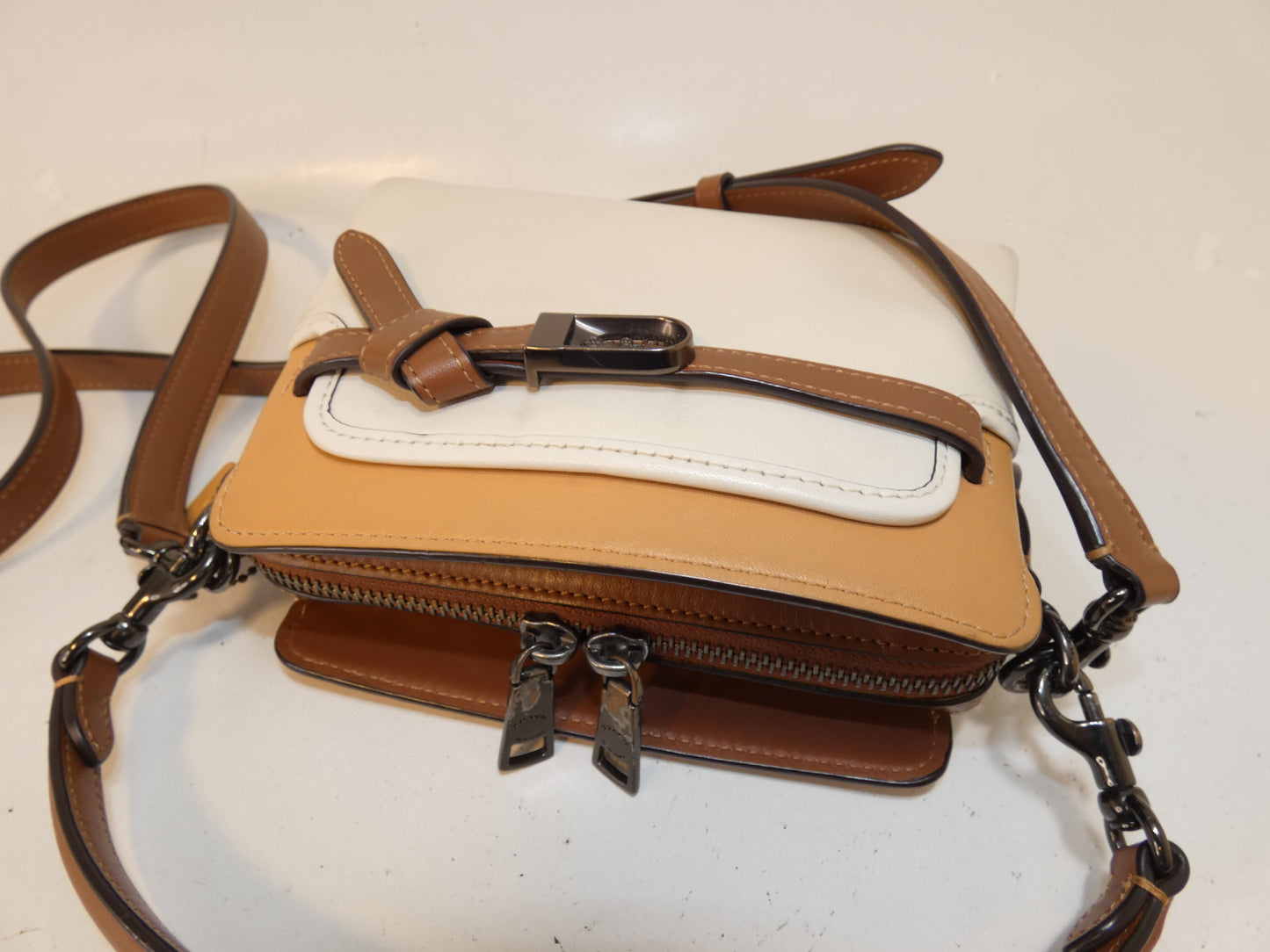 COACH 2-way Mini Leather Belt Hand Shoulder Bag