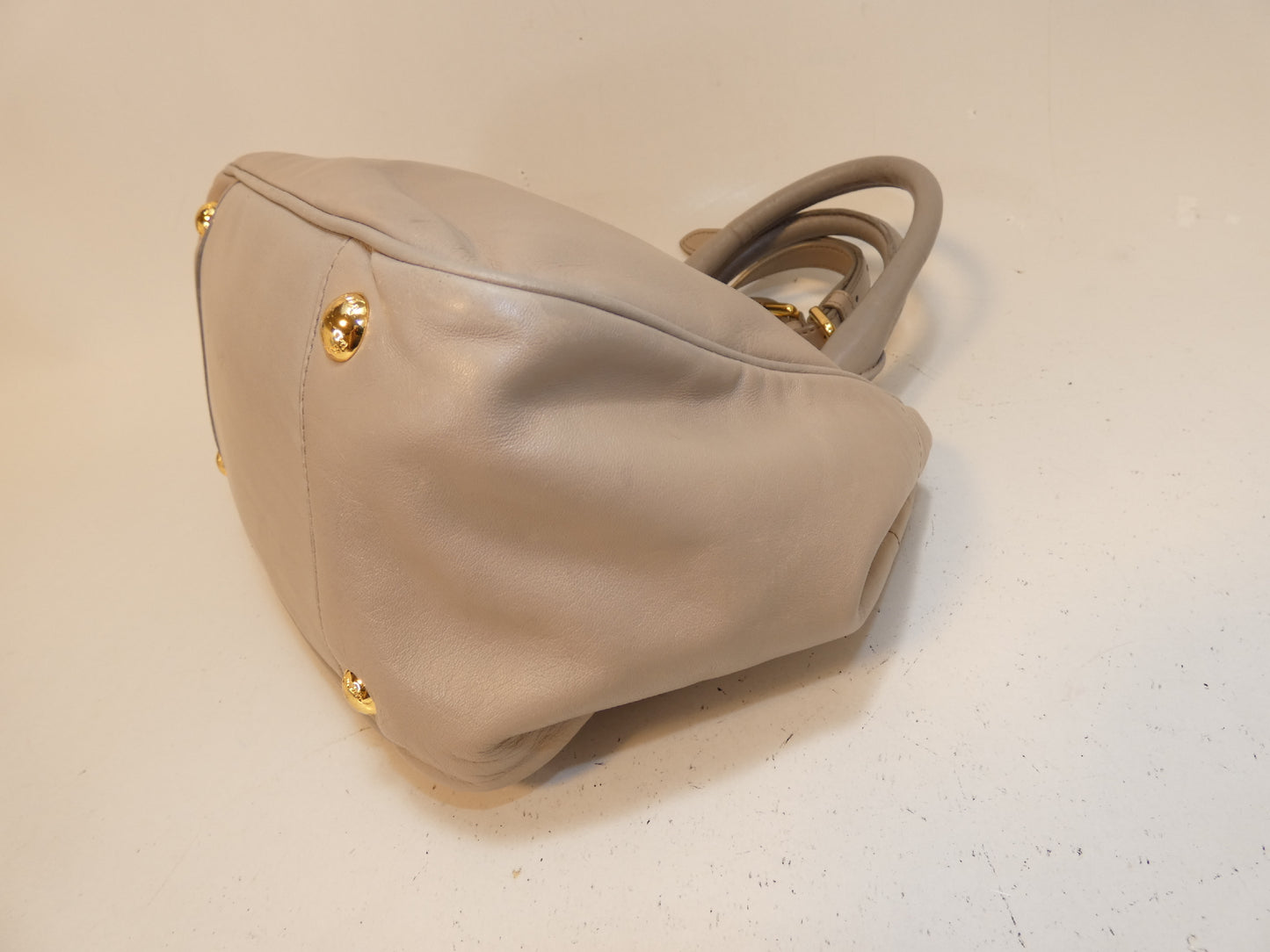 PRADA 2-way Ribbon Leather Hand Shoulder Bag