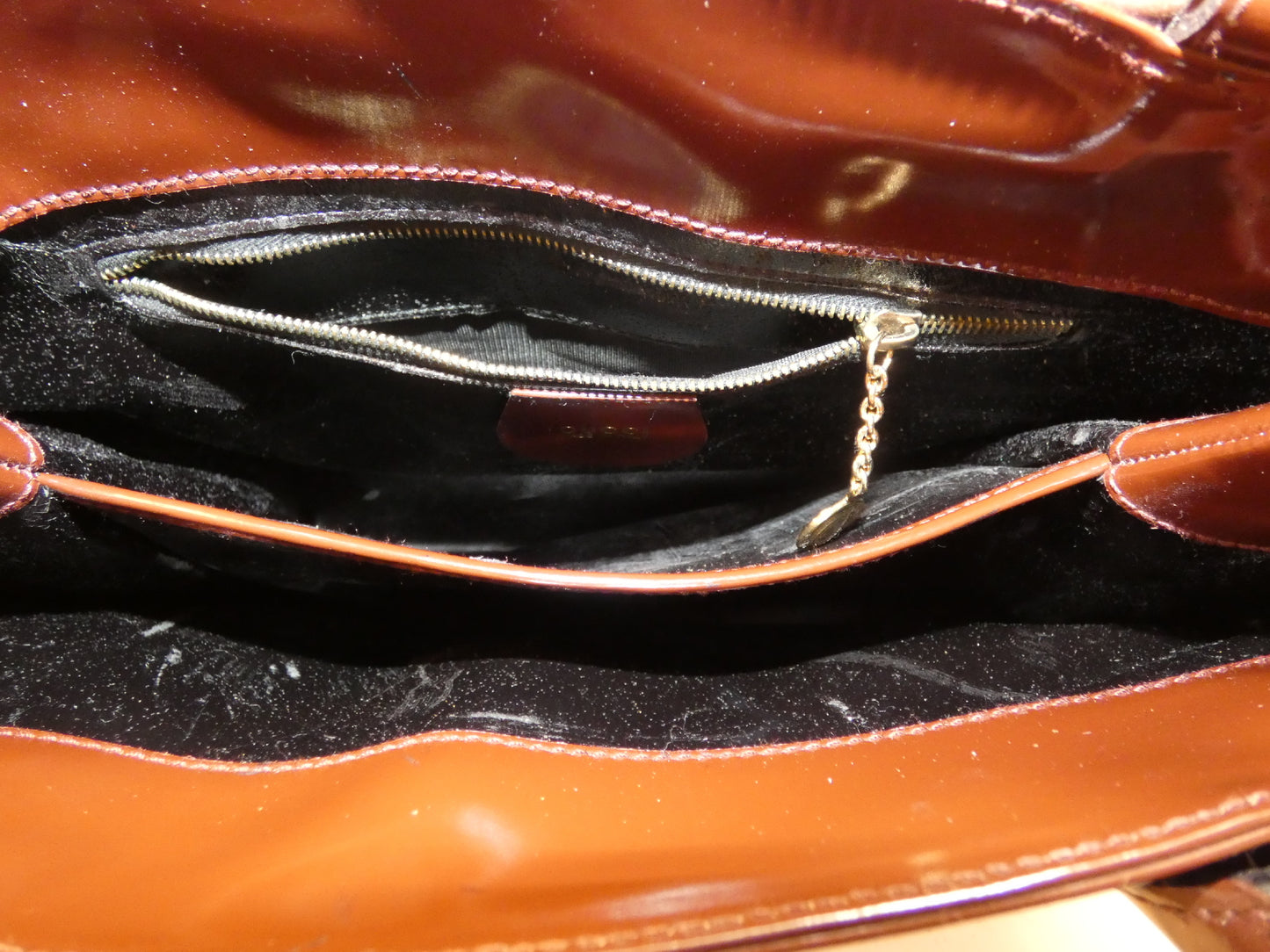 GUCCI Patent Leather Handbag