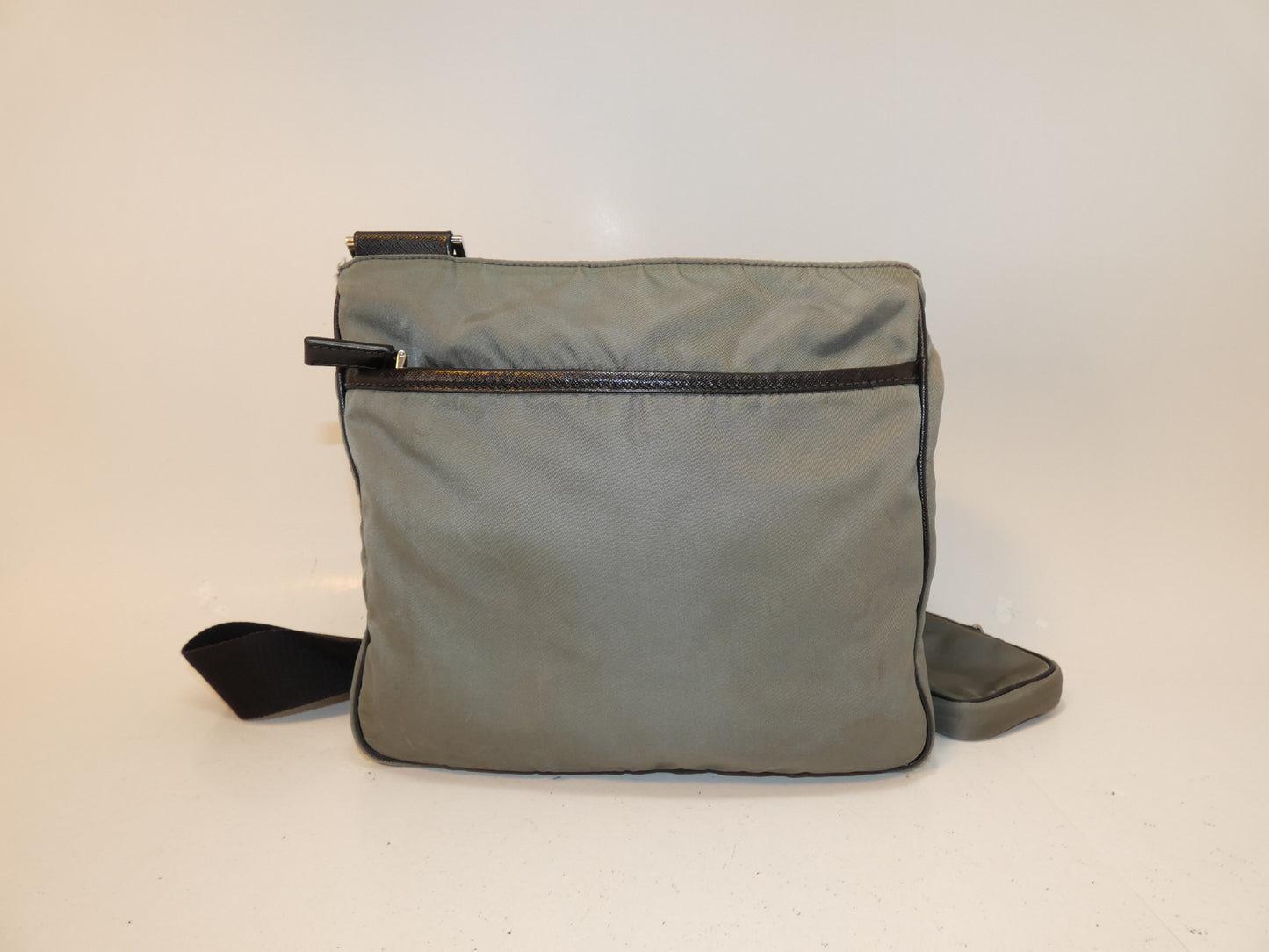 PRADA Saffiano nylon shoulder bag with mini pouch