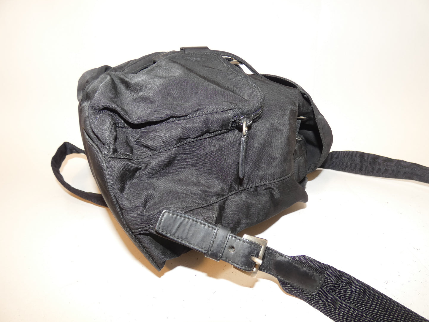 PRADA nylon black backpack
