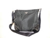 PRADA nylon and leather black shoulder bag