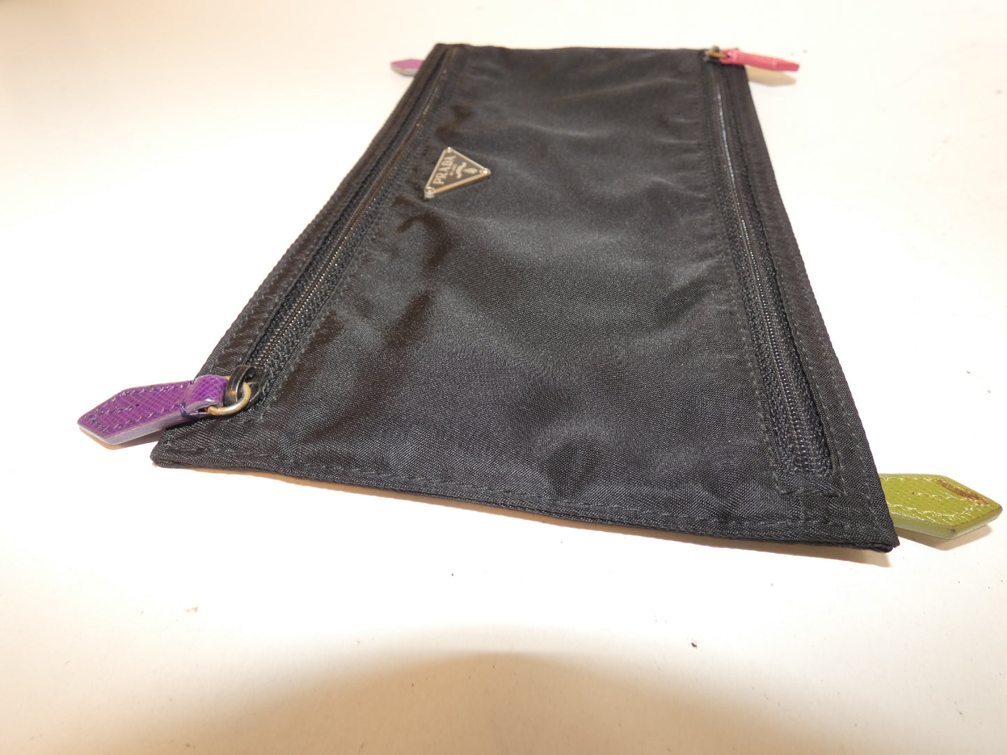PRADA Saffiano nylon black pouch