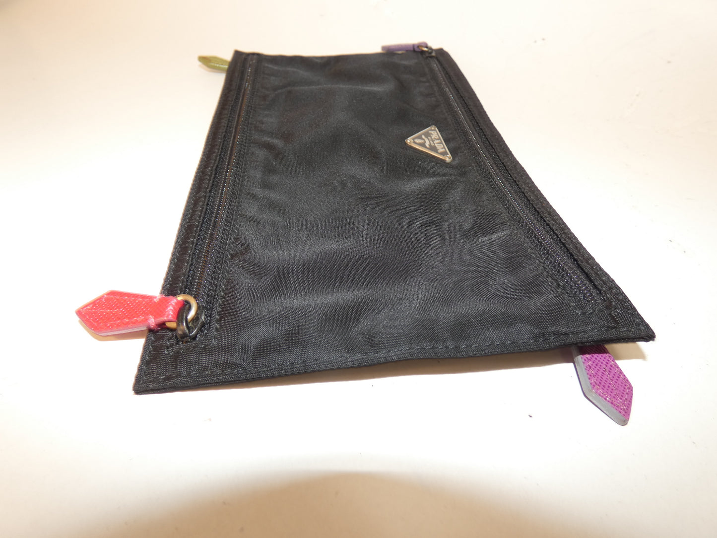 PRADA Saffiano nylon black pouch