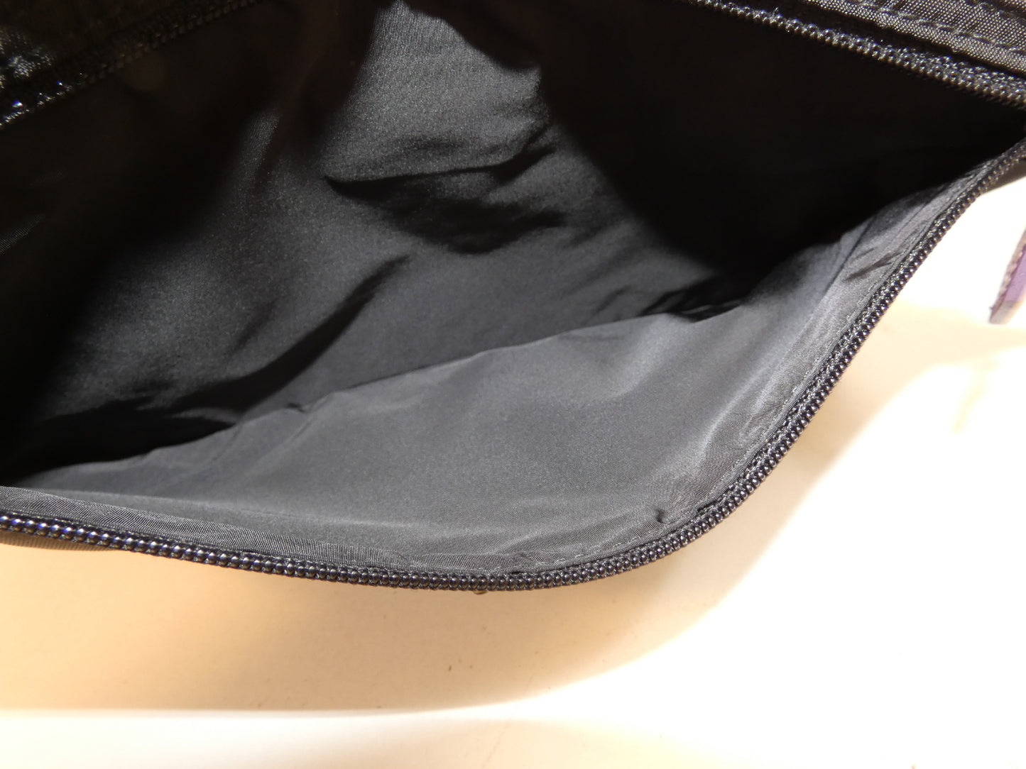 PRADA Saffiano nylon black pouch