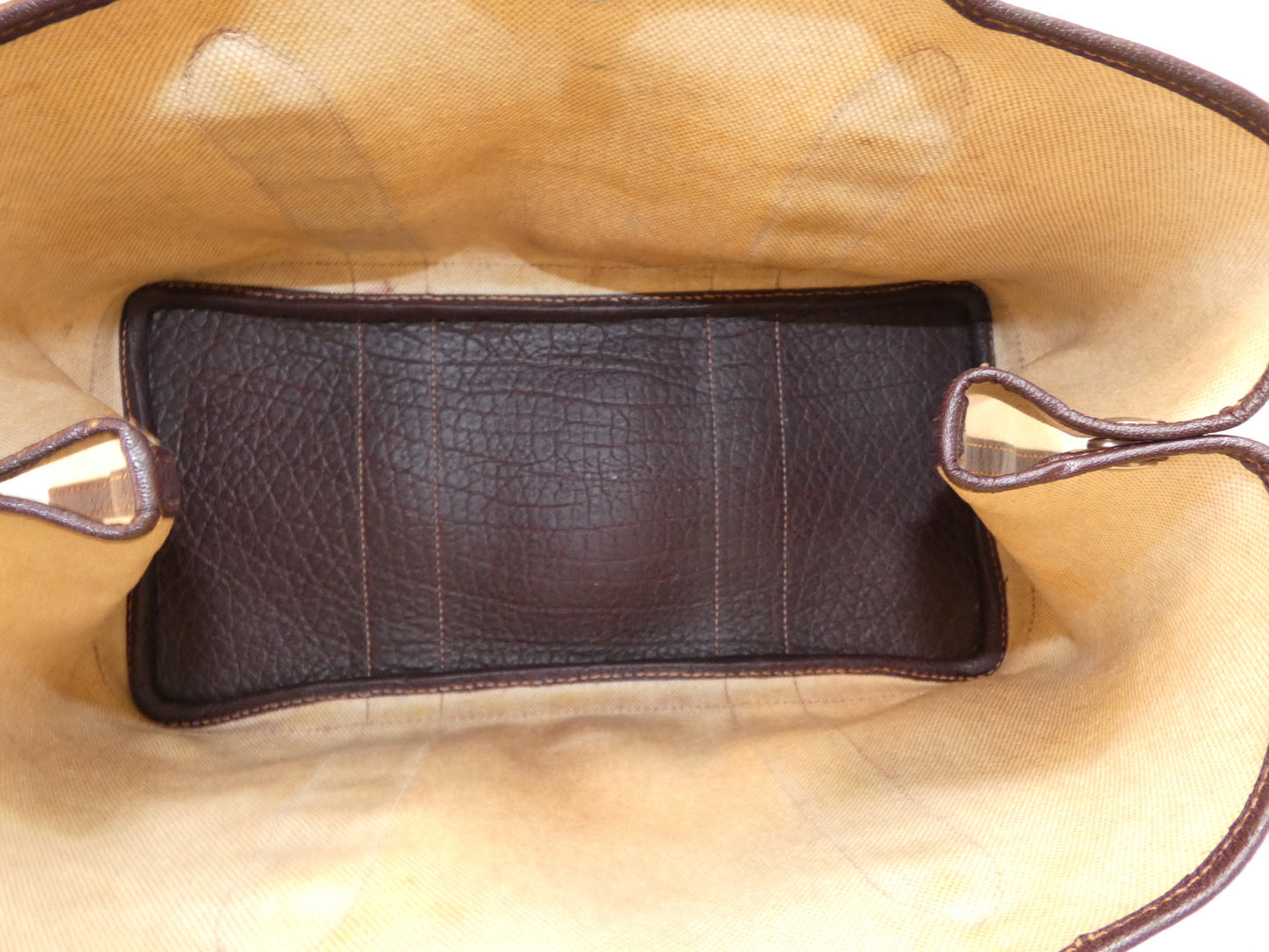 HERMES Garden Party Toile Tote Handbag