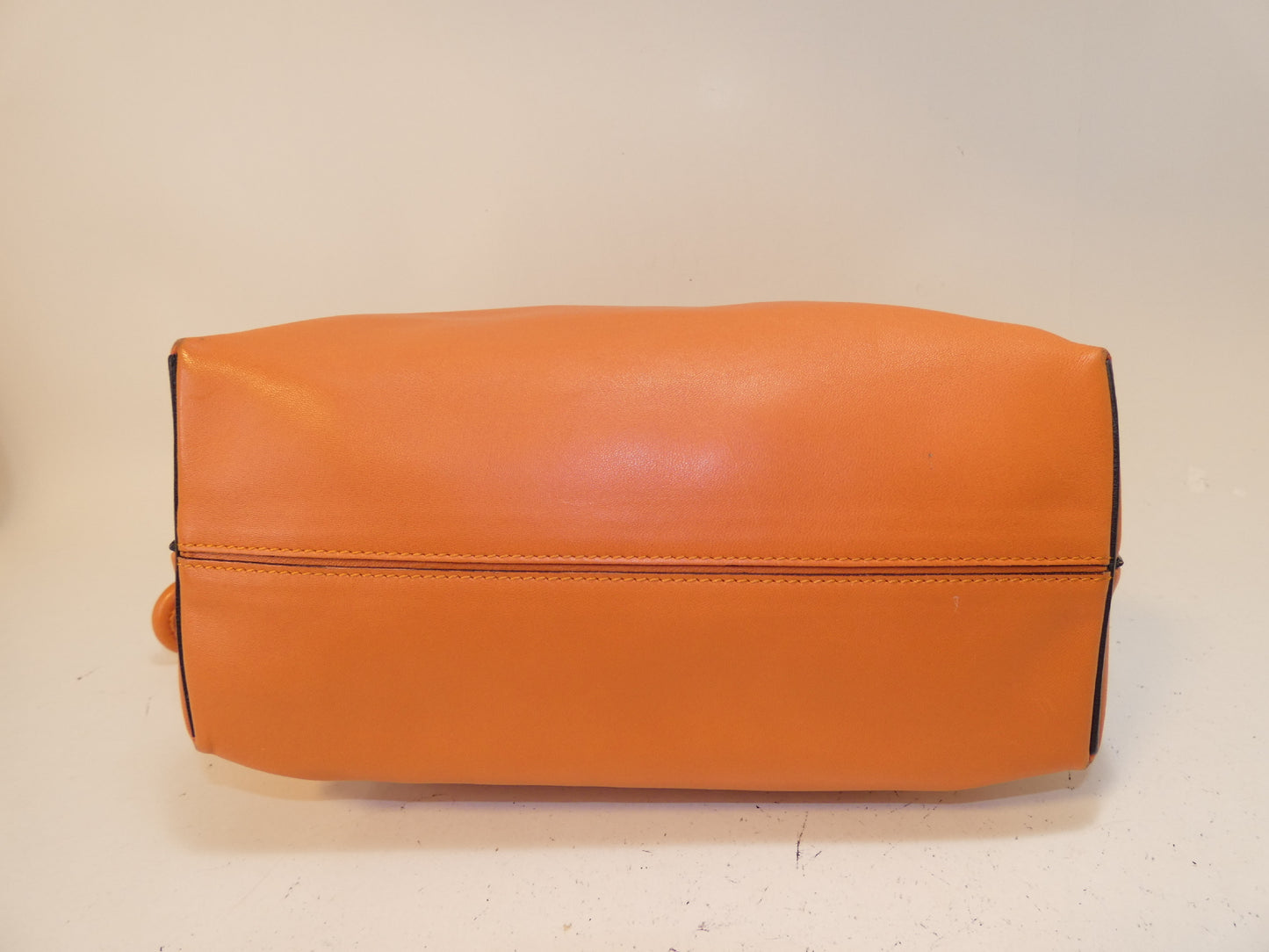 LOEWE Flamenco Leather Orange One-Hand One-Shoulder Shoulder Bag