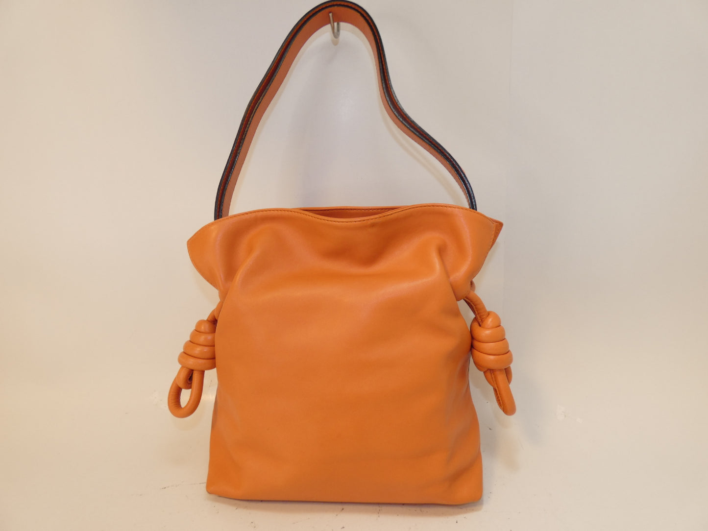 LOEWE Flamenco Leather Orange One-Hand One-Shoulder Shoulder Bag