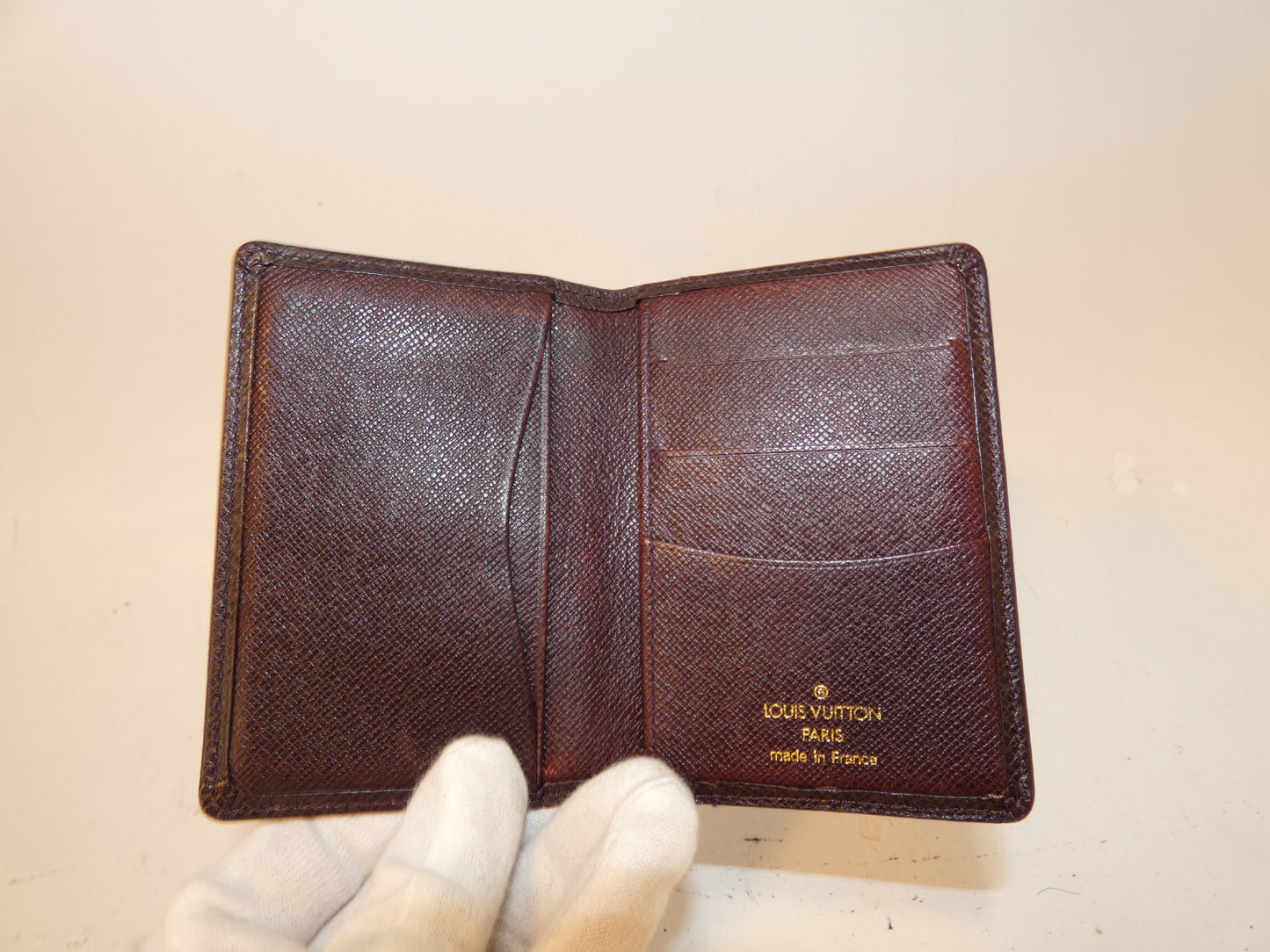 LOUIS VUITTON Taiga Card Case, Card Case, Pass Case, Business Card Case
