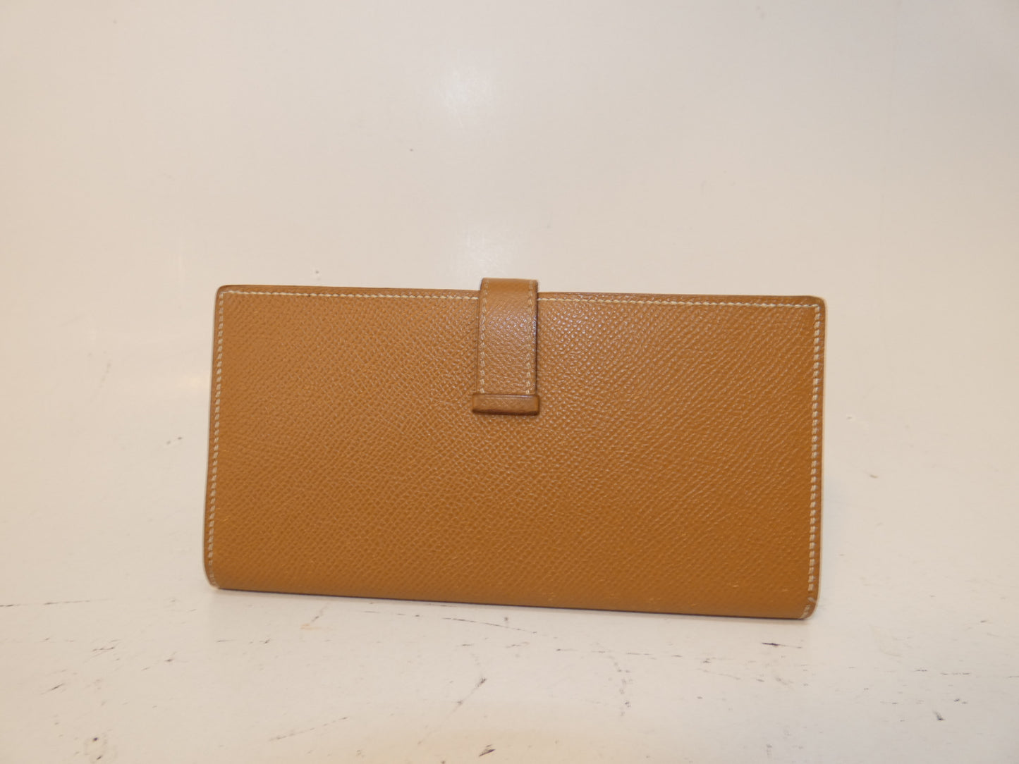 HERMES Bearn soufflé Epson T engraved long wallet