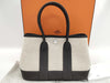 HERMES Neo Garden 23 Toile H Viking/Negonda Ecru/Beige/Ebene K Stamped Handbag