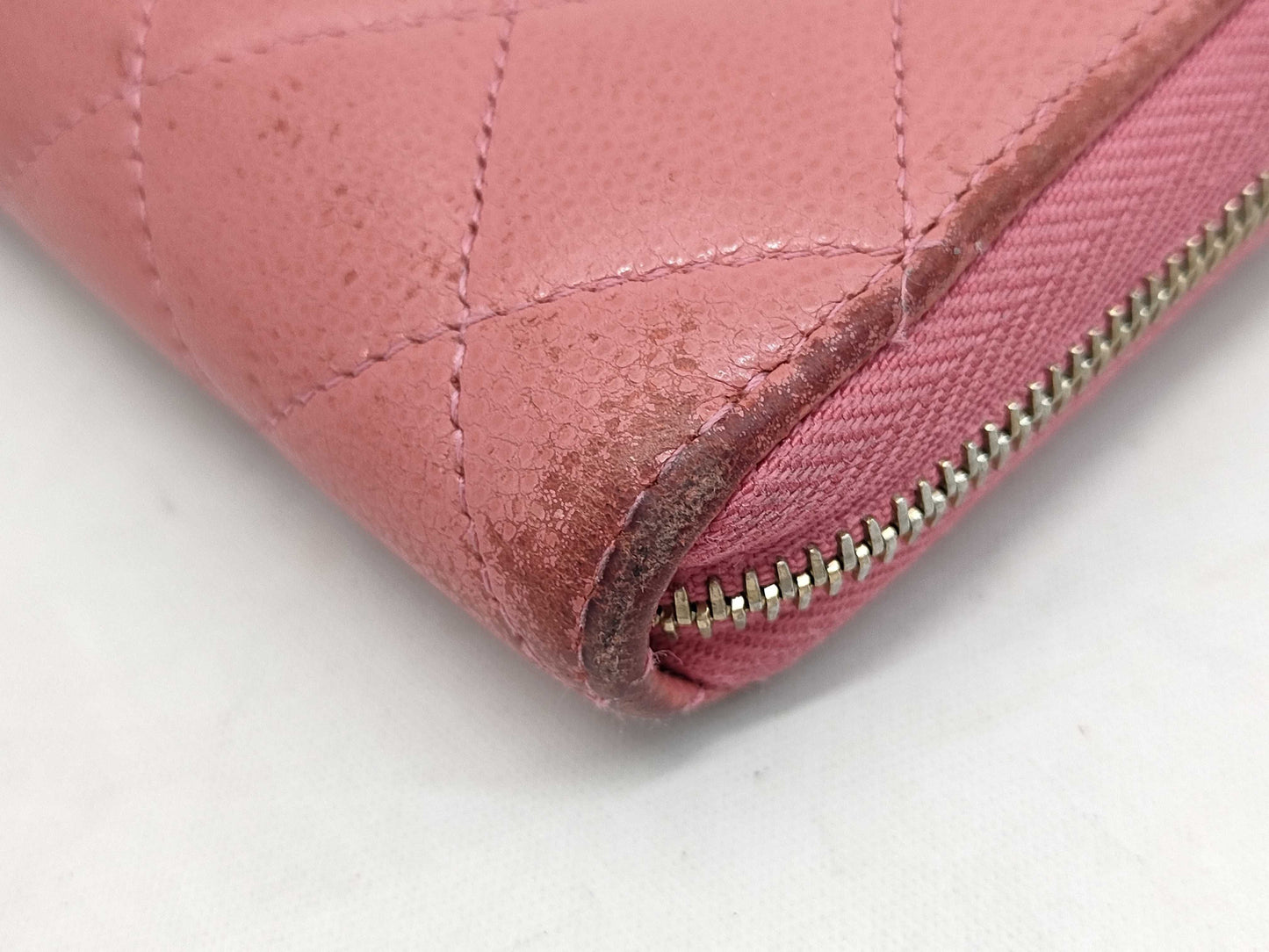 CHANEL Matelasse Long Wallet in Caviar Leather with Pink Gold Hardware, 28510975