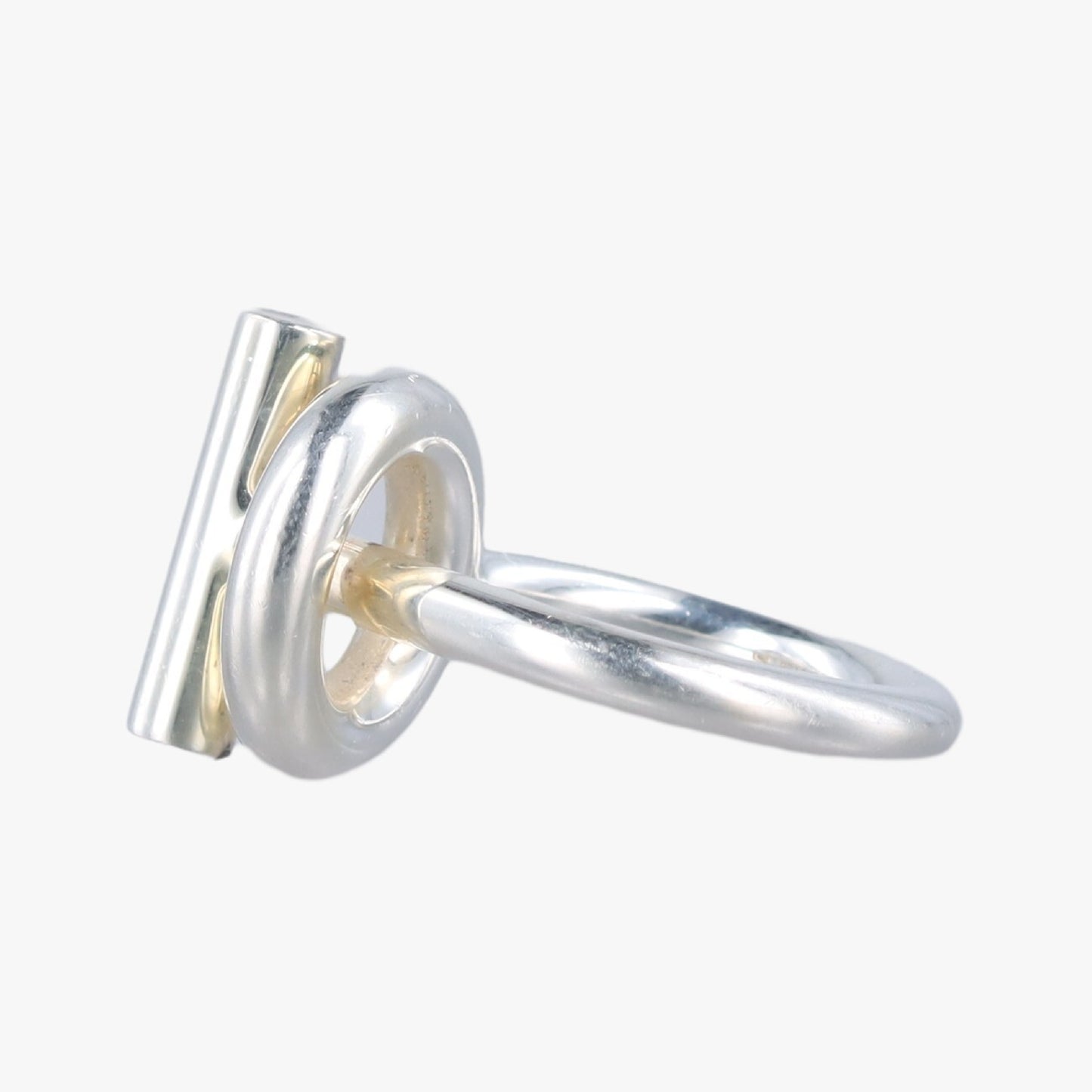 HERMES Echappé Silver Ag92523AB574104 Ring