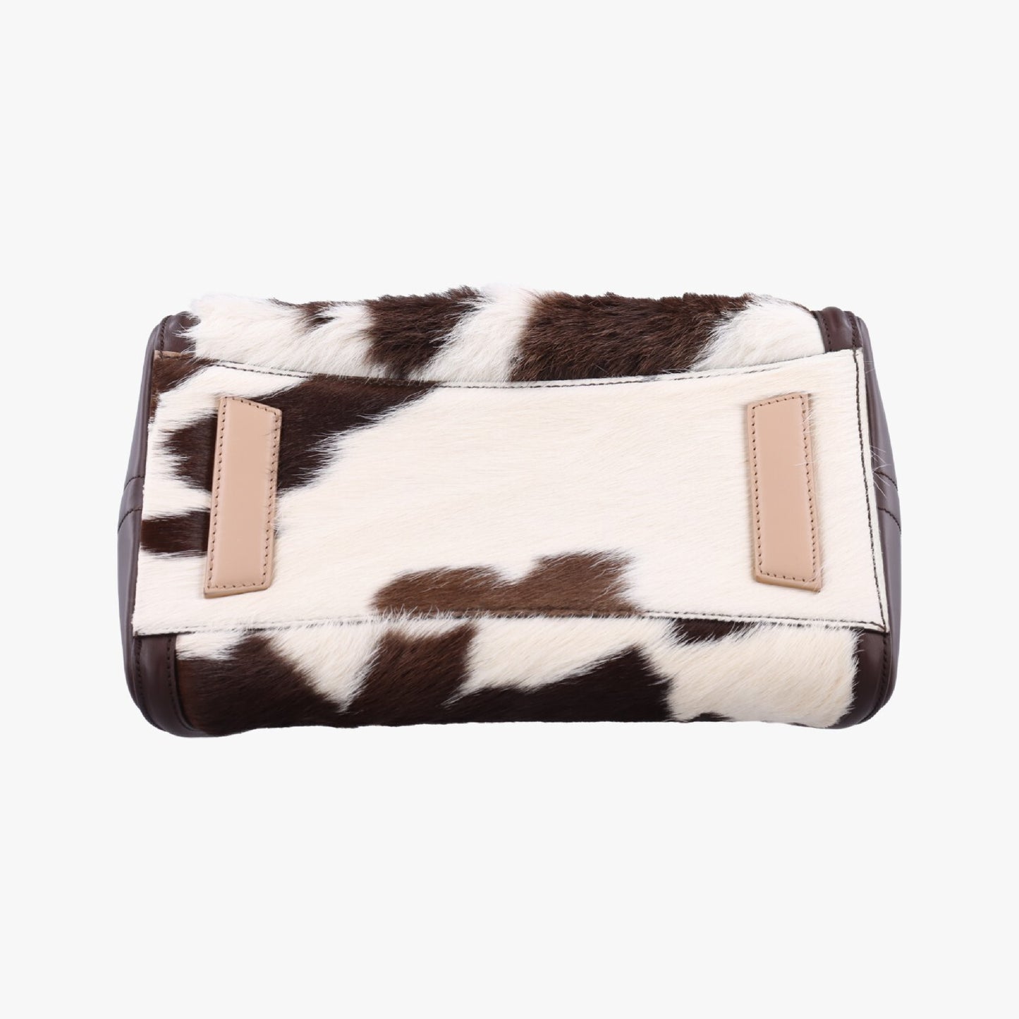 GIVENCHY Antigona Satchel in Cow Print Multicolored Leather and Rabbit Fur 3C1122 Shoulder Bag
