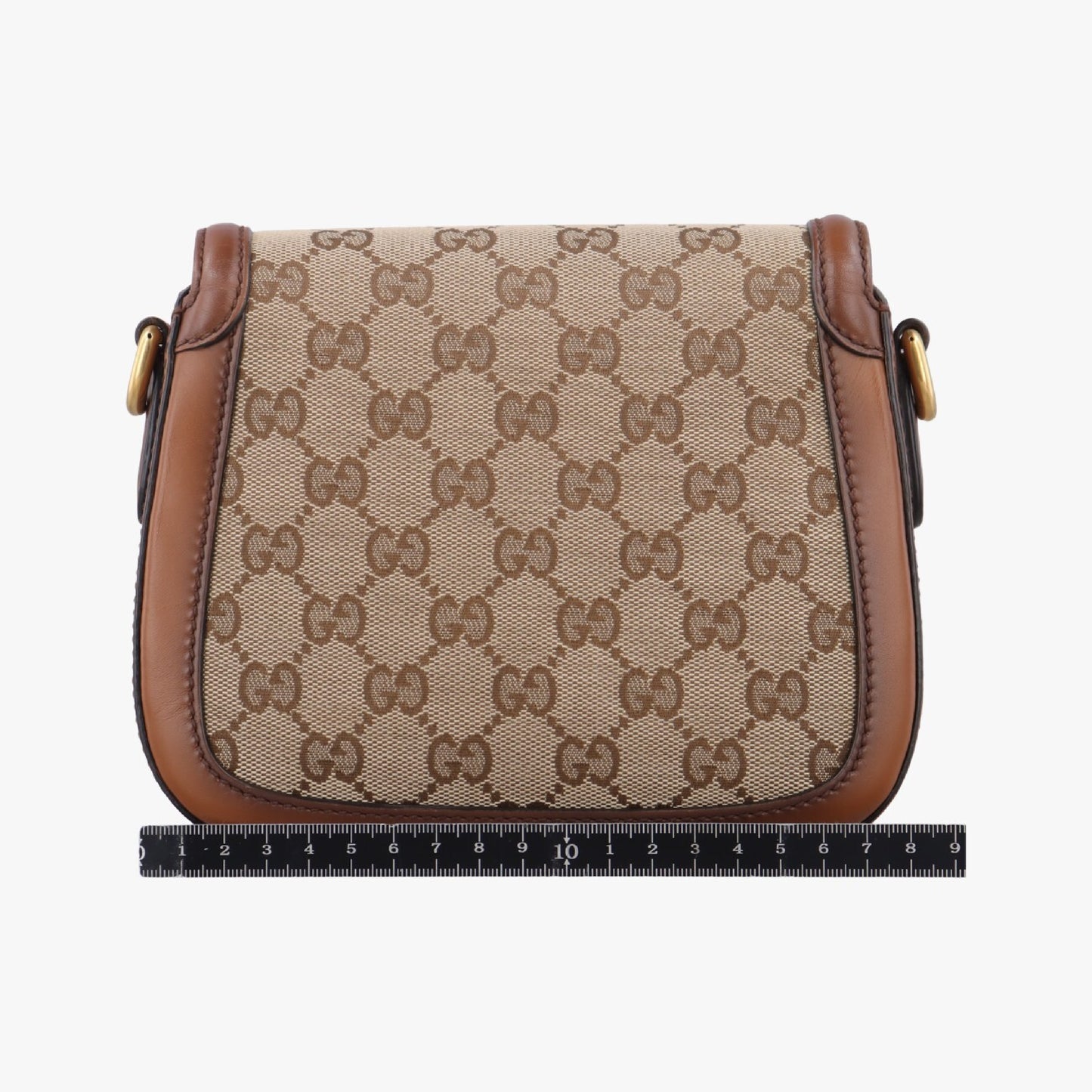 GUCCI Lady Web Brown Fabric Shoulder Bag 384821G019200530