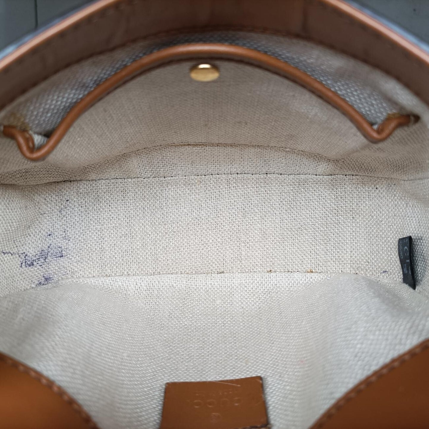 GUCCI Lady Web Brown Fabric Shoulder Bag 384821G019200530