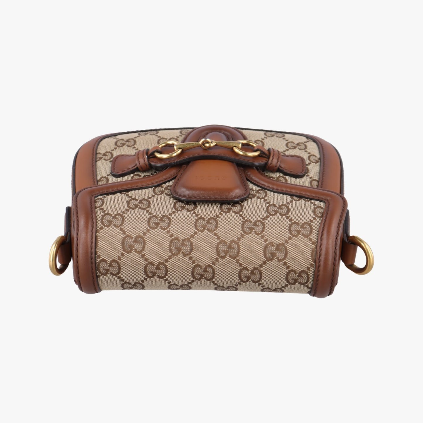 GUCCI Lady Web Brown Fabric Shoulder Bag 384821G019200530
