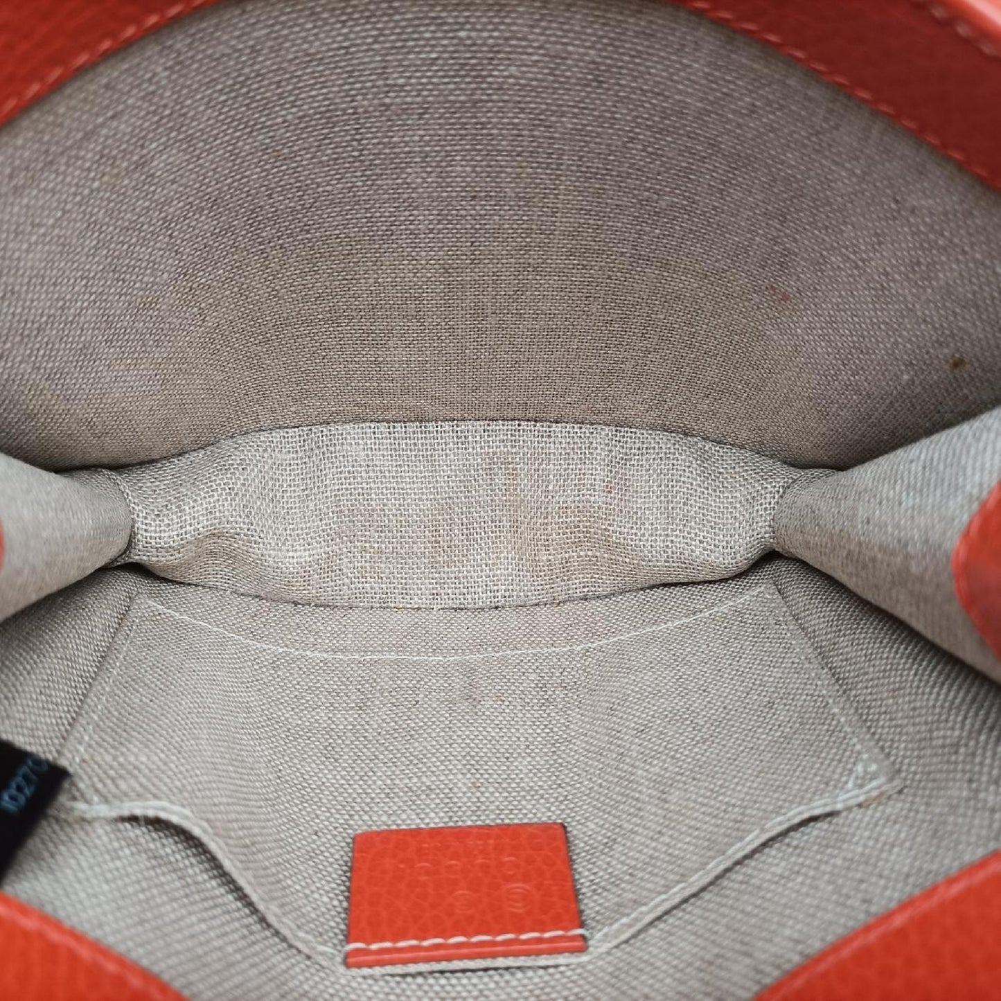 GUCCI Interlocking G Orange Leather Shoulder Bag 510304I027085042