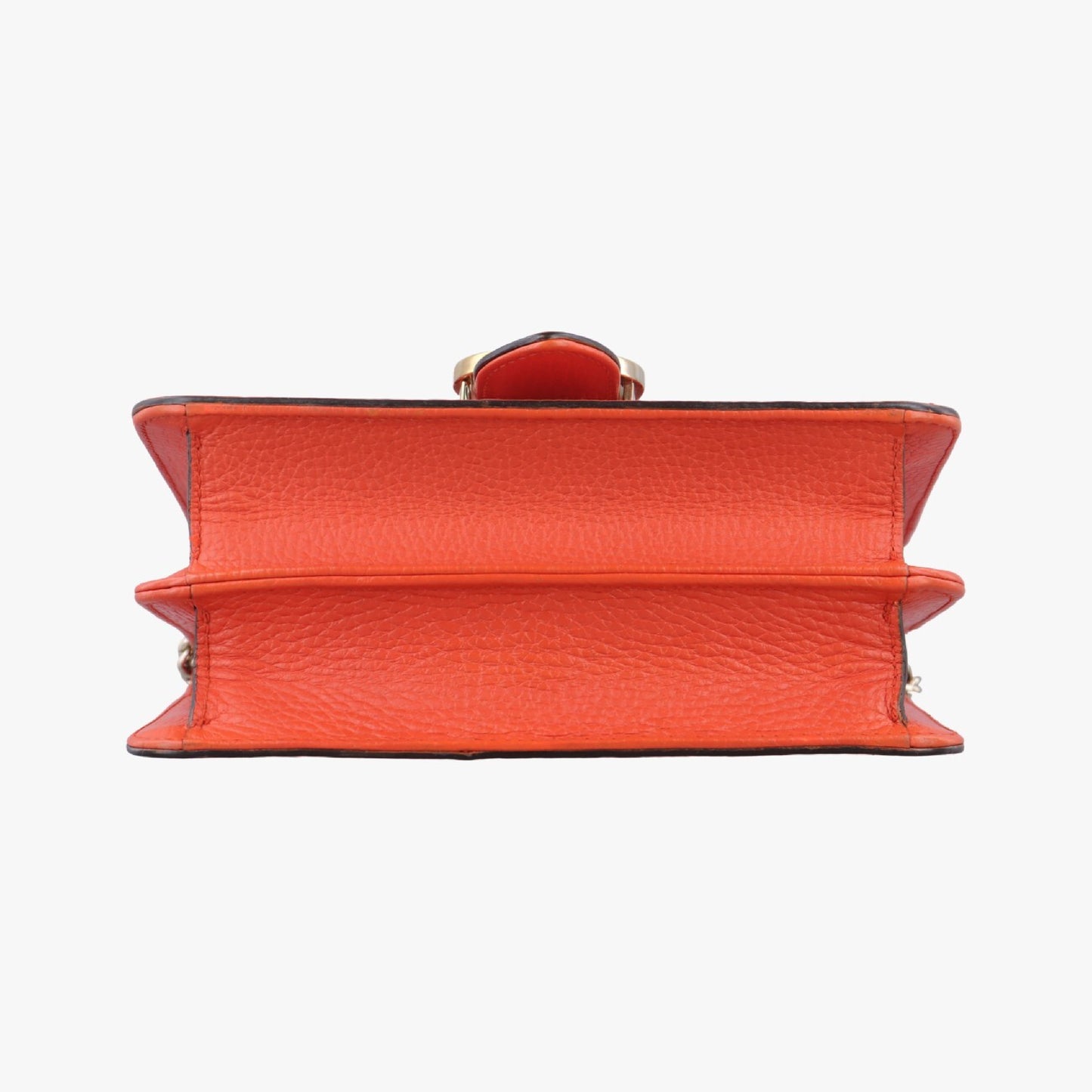 GUCCI Interlocking G Orange Leather Shoulder Bag 510304I027085042