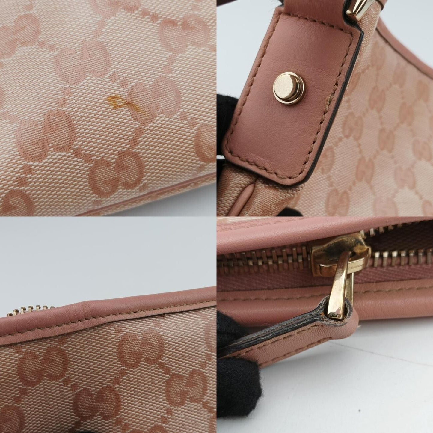GUCCI Abby Pink Patent 131326D3842357 Shoulder Bag