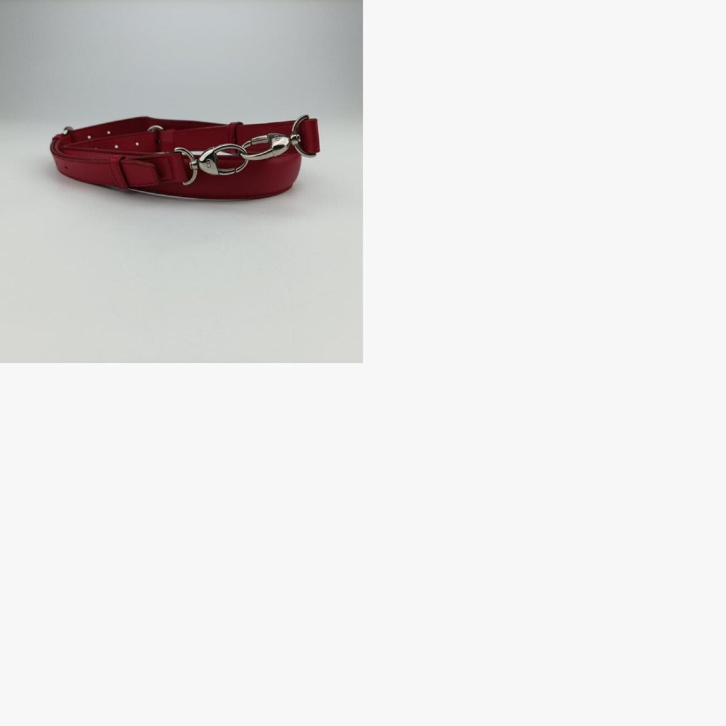 Dior Granville Rose Red Leather 09-BO-0172 Shoulder Bag