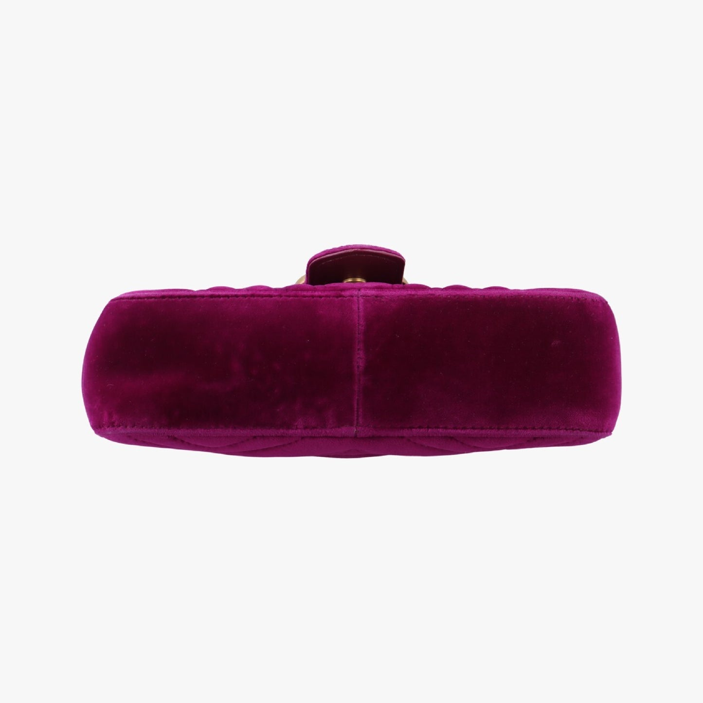 GUCCI GG Marmont Purple Velvet Shoulder Bag 446744I024317238