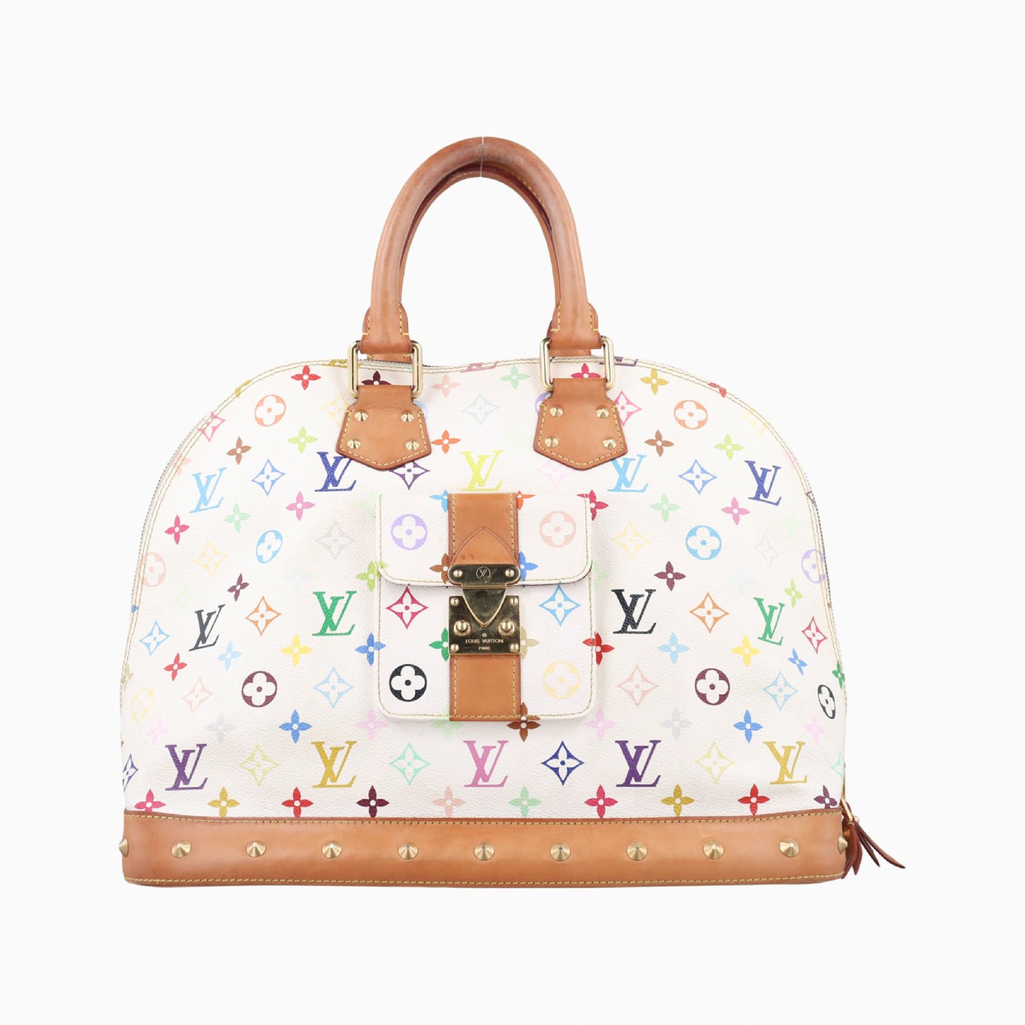 LOUIS VUITTON Alma GM Bron Monogram Multicolore M40441RC1191 Shoulder Bag