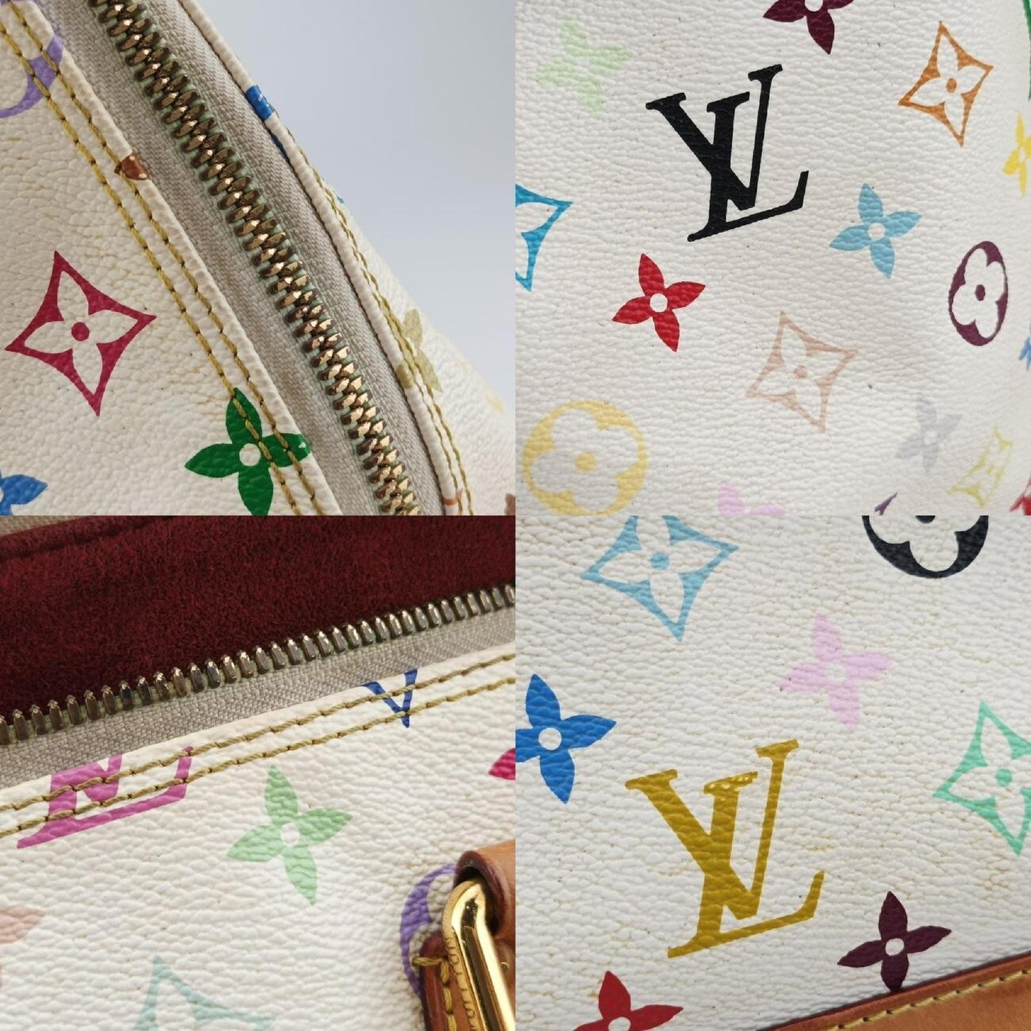 LOUIS VUITTON Alma GM Bron Monogram Multicolore M40441RC1191 Shoulder Bag