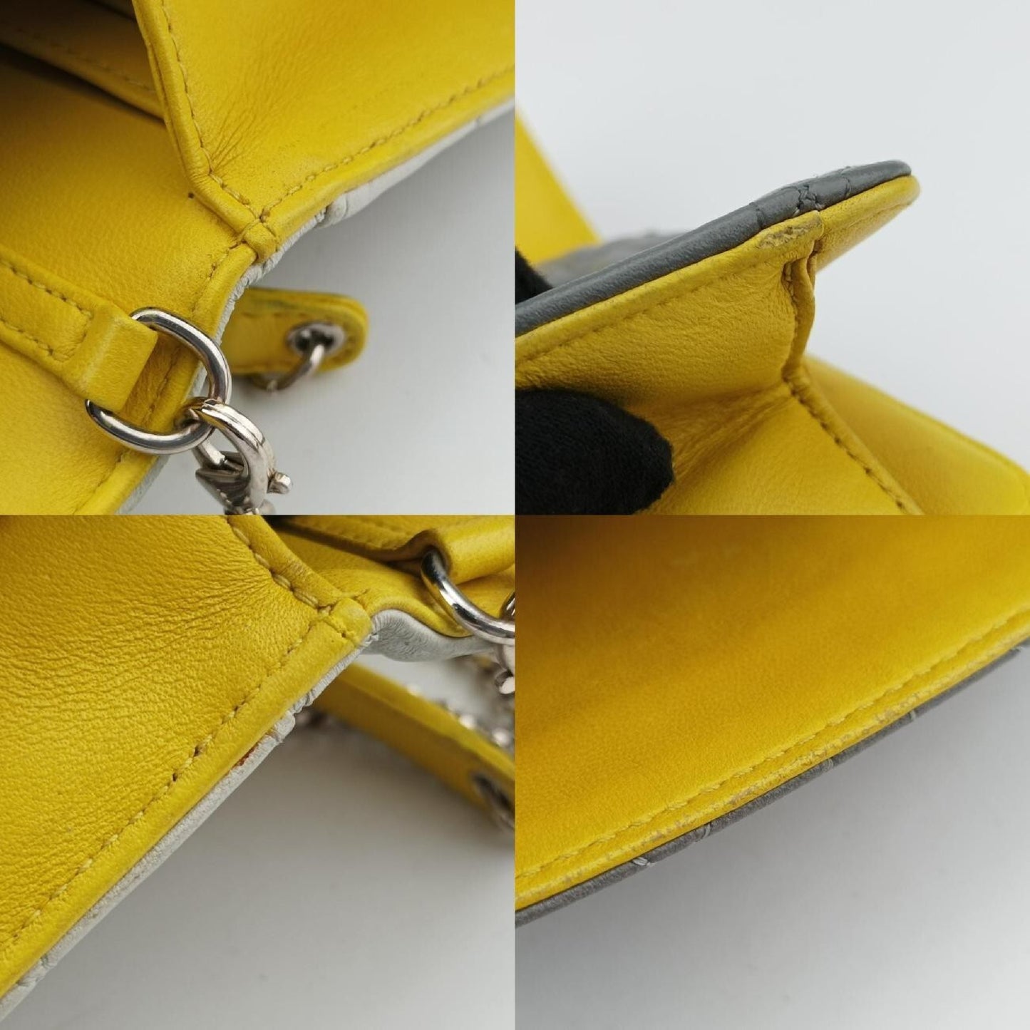 Dior Miss Dior Promenade Clutch with Chain, Multicolored Lambskin, 12-MA-0115 Shoulder Bag